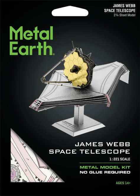 METAL EARTH 3D puzzle Teleskop Jamesa Webba