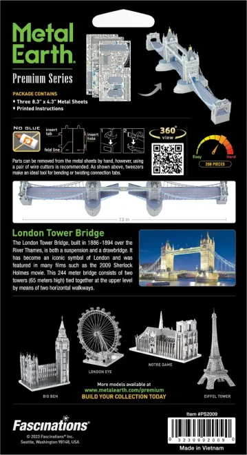 METAL EARTH 3D puzzle Premium Series: Tower Bridge