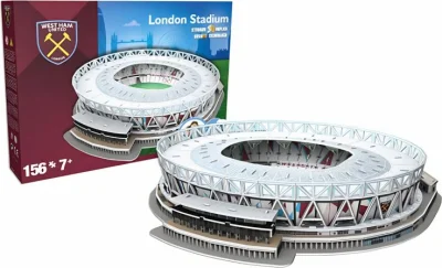 3D puzzle Stadion London - West Ham United FC 156 dílků