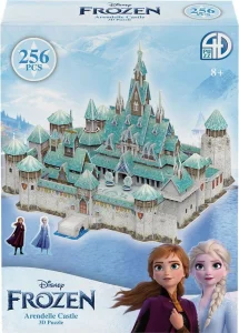 3D puzzle Ledové království: Zámek Arendelle 256 dílků