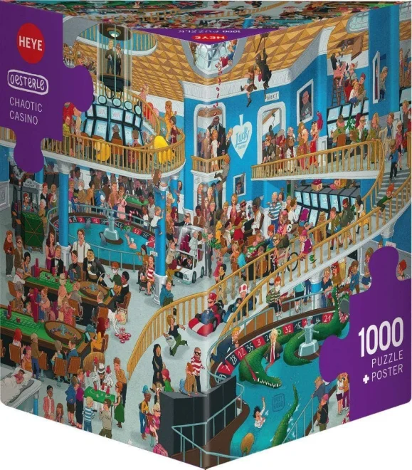 Puzzle Heye 1000 dielikov Triangular Uli Oesterle - Chaotické kasíno
