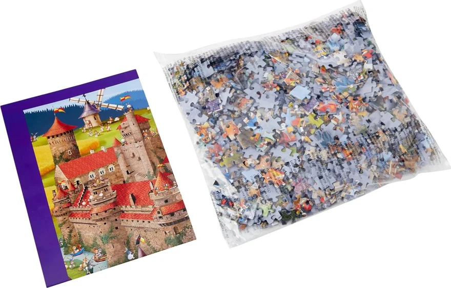 Puzzle Heye 1000 dielikov Triangular Francois Ruyer - Králičie bitky