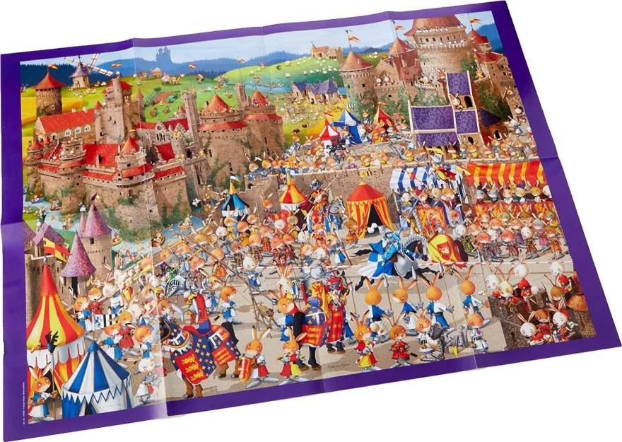 Puzzle Heye 1000 dielikov Triangular Francois Ruyer - Králičie bitky