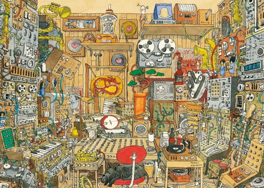 HEYE Puzzle Hudební maniak 1000 dílků