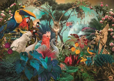 Puzzle Fauna Fantasies: Ptačí rozmanitost 1000 dílků