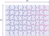 Clementoni Puzzle Stitch MAXI 104 dielikov