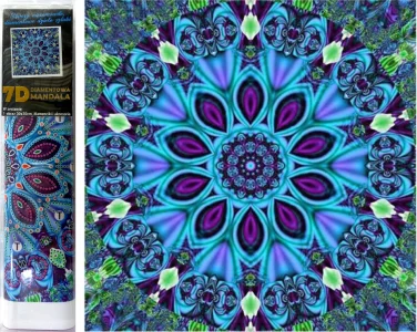 Diamantové maľovanie 7D Magická mandala 30x30cm
