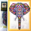 Norimpex Diamantové maľovanie 7D Slon 40x30cm