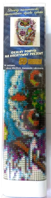 Norimpex Diamantové maľovanie Múdra sova 40x30cm