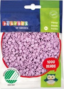 Zažehlovací korálky pastelové - fialové 1000ks