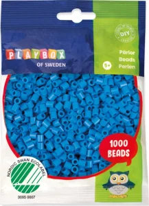 Zažehľovacie korálky - modré 1000ks
