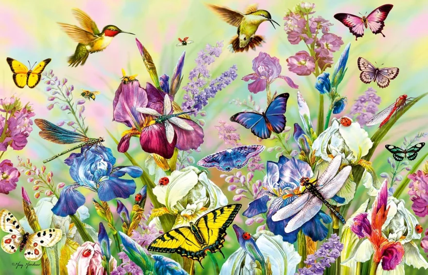 Ravensburger Puzzle Moment: Rozkvitnutá lúka 200 dielikov