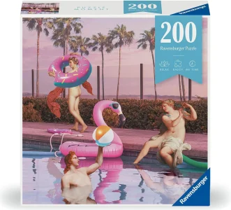 Puzzle Moment: Párty pri bazéne 200 dielikov