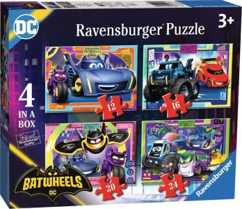 Puzzle Batwheels, 4v1 (12, 16, 20, 24 dielikov)