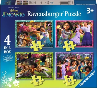 Puzzle Encanto 4v1 (12, 16, 20, 24 dielikov)