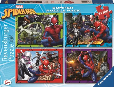 Puzzle Spiderman 4x100 dielikov