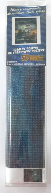 Norimpex Diamantové maľovanie Pirátska loď 40x30cm