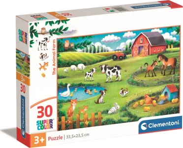 Puzzle Zvířecí farma 30 dílků