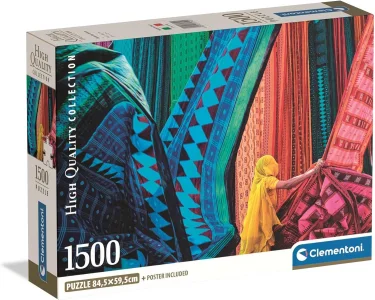 Puzzle Clementoni 1500 dielikov Vlajúce látky