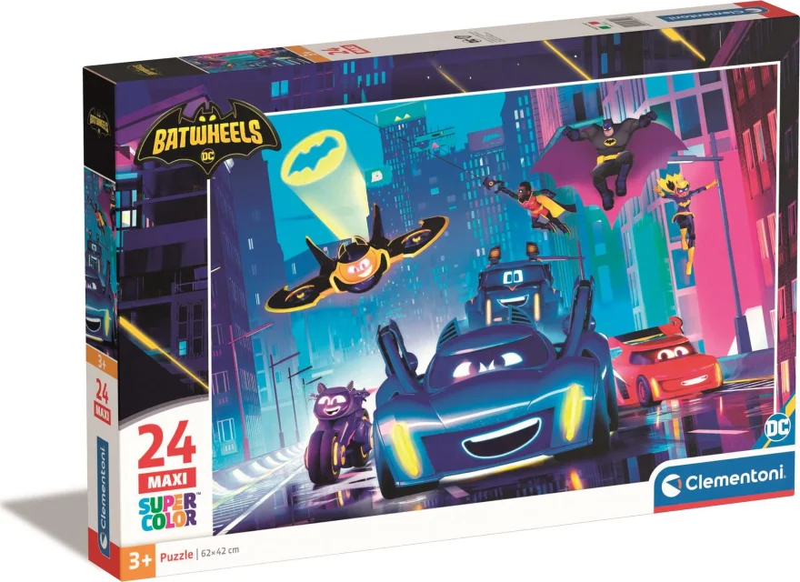 Clementoni Puzzle Batwheels MAXI 24 dielikov