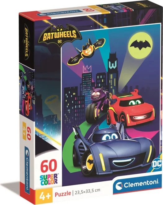 Clementoni Puzzle Batwheels 60 dielikov