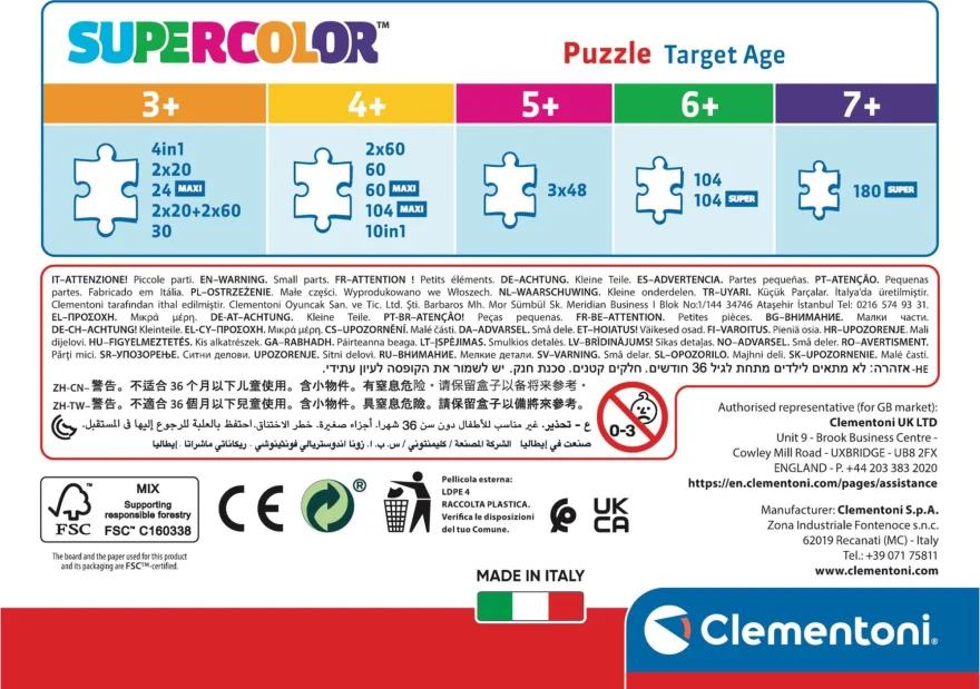 Clementoni Puzzle Batwheels 60 dielikov