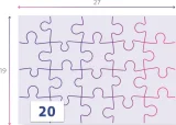 Clementoni Puzzle Stitch 2x20 dielikov