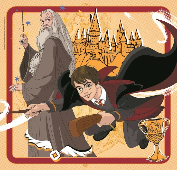 Clementoni Puzzle Harry Potter 3x48 dielikov