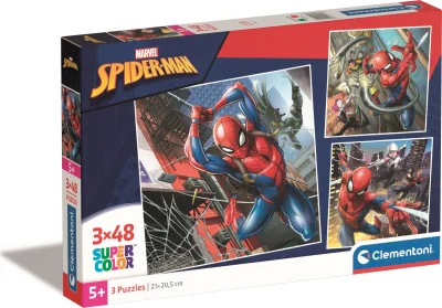 Puzzle pre deti Clementoni 3x48 dielikov Spiderman 3v1