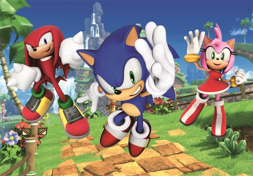 Clementoni Puzzle Sonic MAXI 104 dielikov