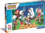 Clementoni Puzzle Sonic MAXI 104 dielikov
