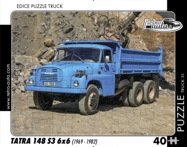 Puzzle TRUCK č.31 Tatra 148 S3 6x6 (1969 - 1982) 40 dílků