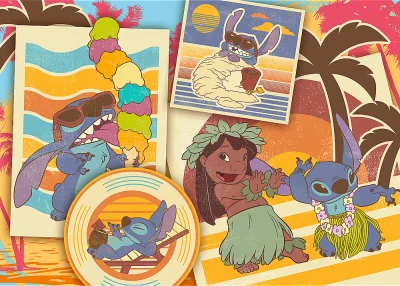 Puzzle Lilo&Stitch: Hudební svět 200 dílků