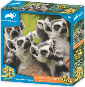 Puzzle Animal planet: Lemur kata 3D 150 dielikov