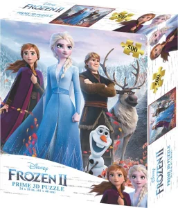 Puzzle Frozen II 3D 500 dielikov