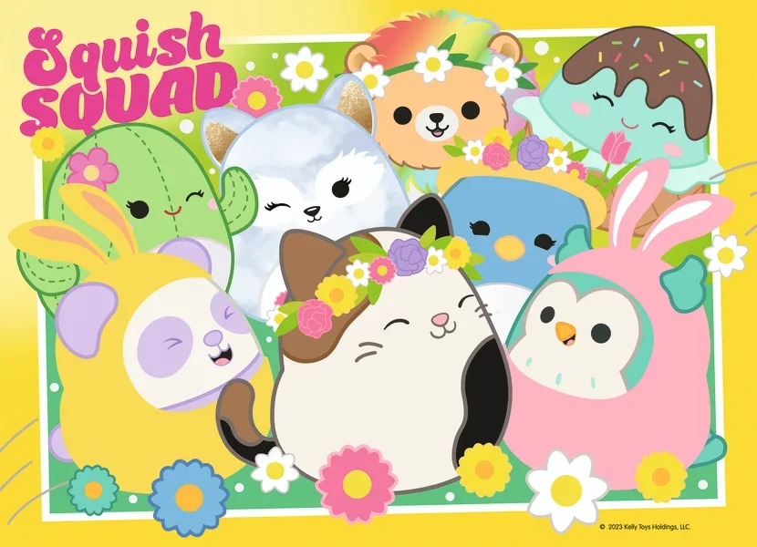 Ravensburger Puzzle Squishmallows 4x100 dielikov