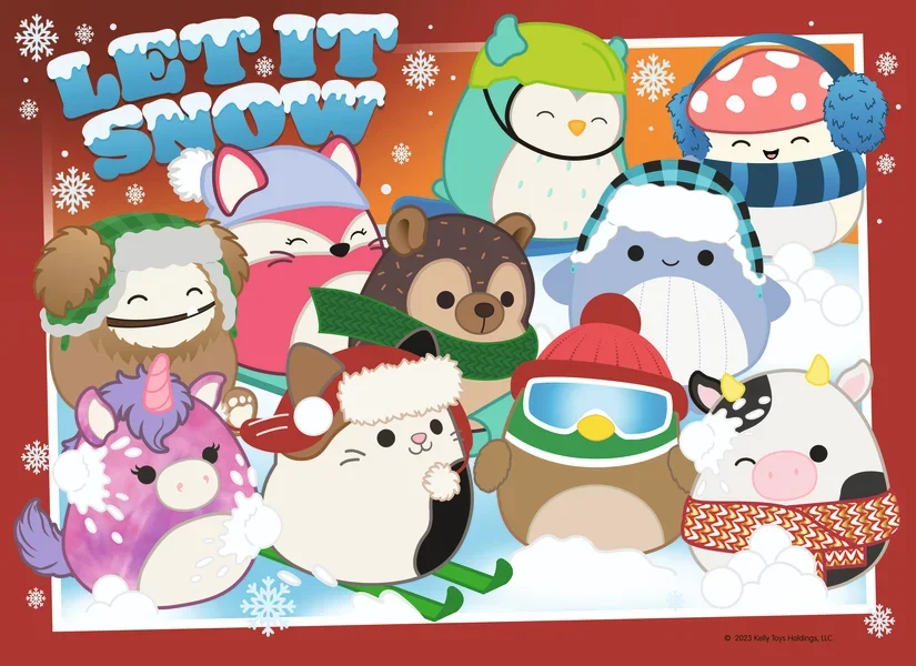 Ravensburger Puzzle Squishmallows 4x100 dielikov