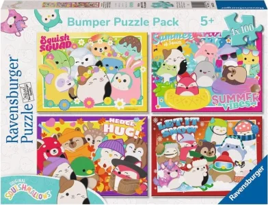 Puzzle Squishmallows 4x100 dielikov