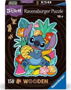 Dřevěné obrysové puzzle Disney: Stitch 150 dílků
