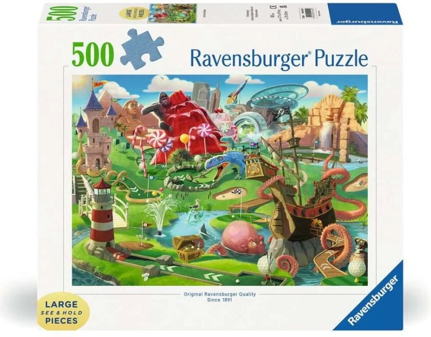Ravensburger Puzzle Minigolfový raj XXL 500 dielikov