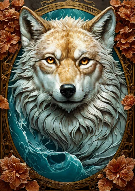 ENJOY Puzzle Vlk 1000 dielikov