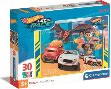 Puzzle Hot Wheels 30 dielikov