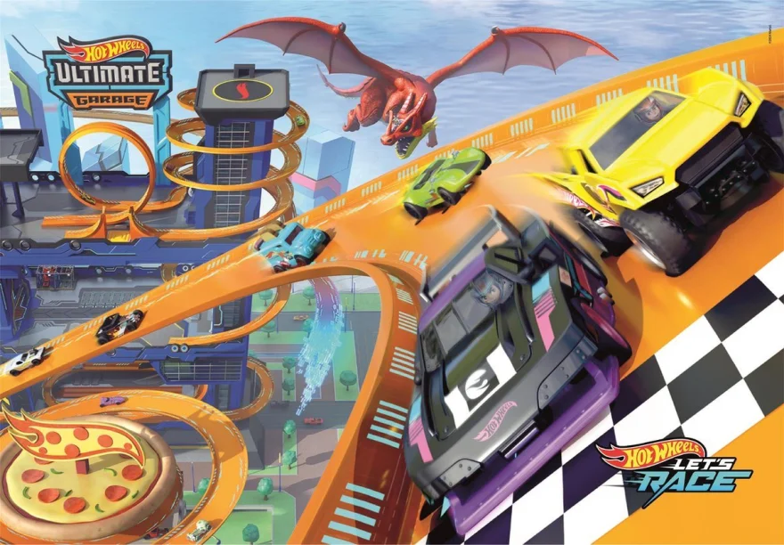 Clementoni Puzzle Hot Wheels 104 dielikov