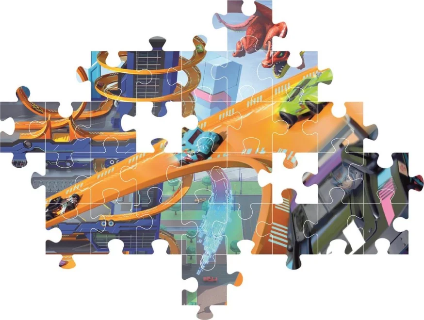 Clementoni Puzzle Hot Wheels 104 dielikov