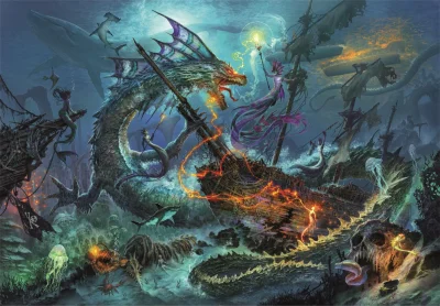Puzzle Podmořská bitva 3000 dílků