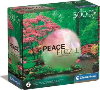 Peace puzzle: Upokojujúce kvapky dažďa 500 dielikov