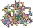 Clementoni Puzzle Impossible Disney odznaky 1000 dielikov