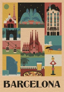 Puzzle Style in the City: Barcelona 1000 dílků