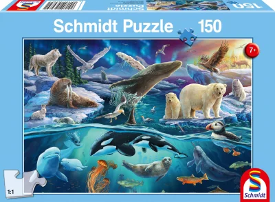 Puzzle Arktické zvieratá 150 dielikov