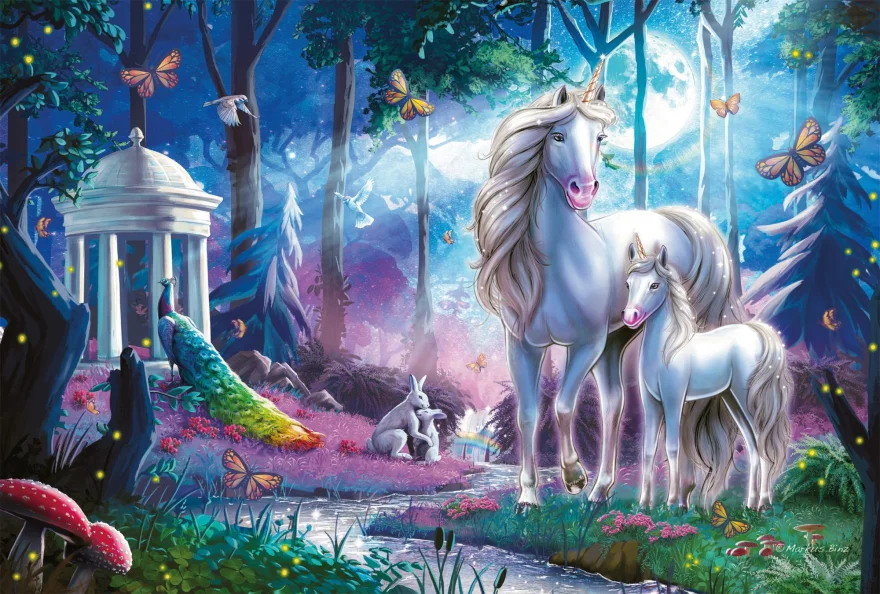 Schmidt Puzzle Jednorožce 200 dielikov